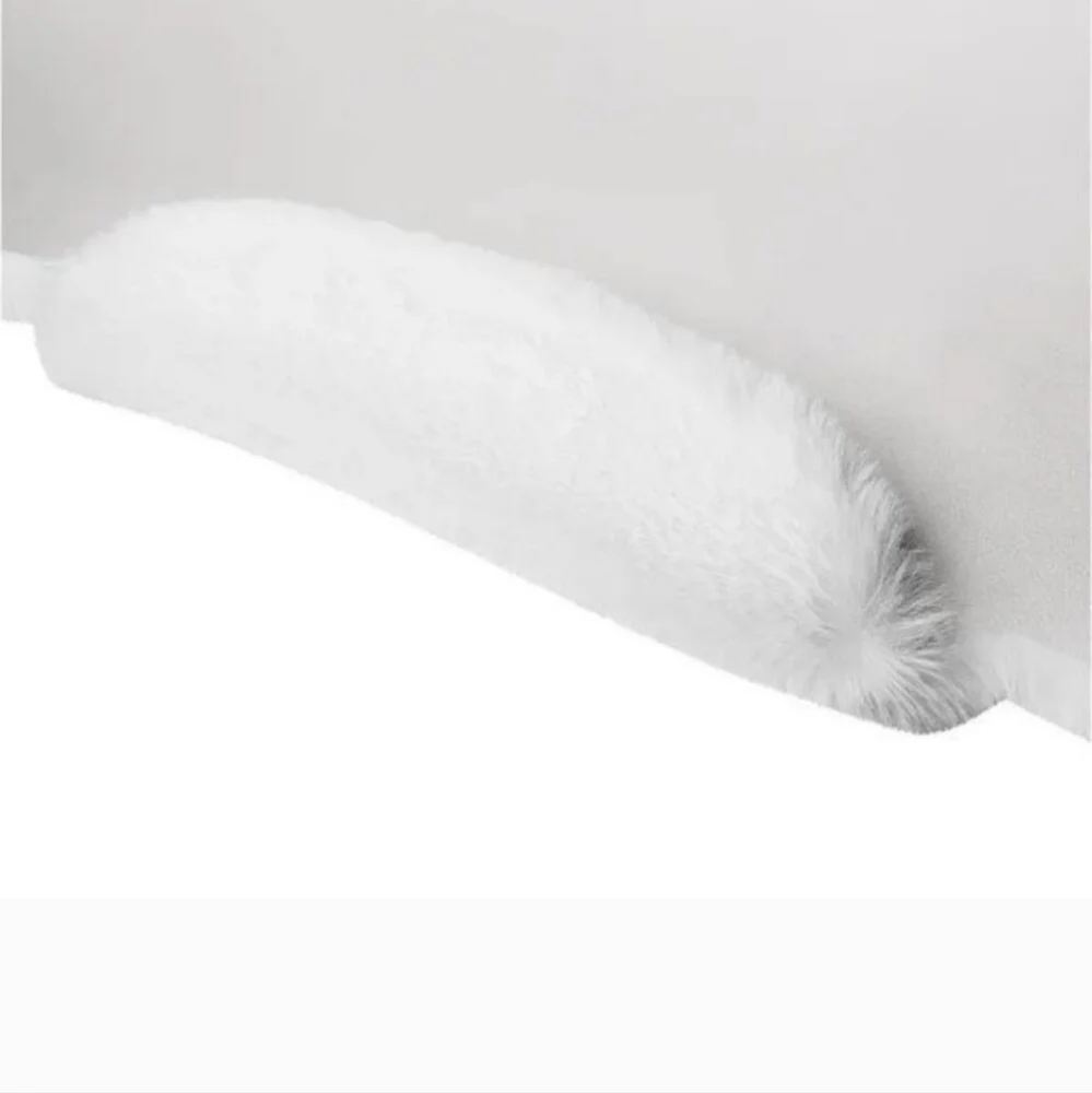 Mon Chateau Faux Fur Shaped Rug, bunny,  nwt